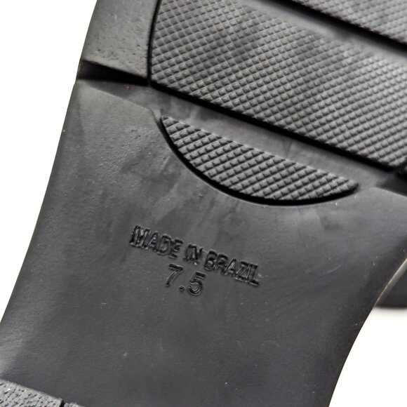 Golo Women Peace War Tapioca Leather Lace-up Zip Combat boots size 7.5 - Picture 8 of 11